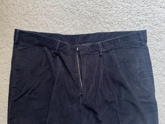 Vintage Dockers Recode Men's Black Corduroy Pants… - image 4