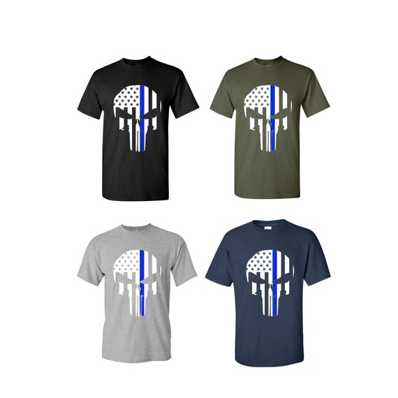 Thin blue line store punisher shirt