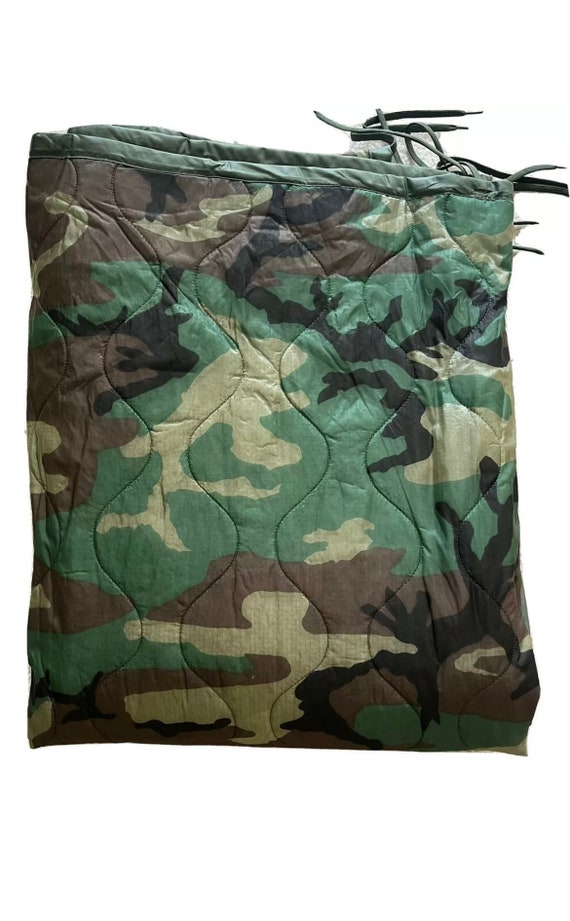 Poncho Doublure Armée Américaine – Woodland, Matelassé – Poncho Liner Woobie