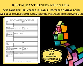 Restaurant Reservation Log Diary Reservations Diary Restaurant Booking Diary Reservation Book For Restaurant Booking Diary Reservation Diary