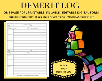 Demerit Log Demerit Points List