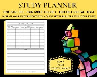 Student Study Planner Template Daily College Study Schedule Template Monthly Study Plan Format Calendar Template For High School Students