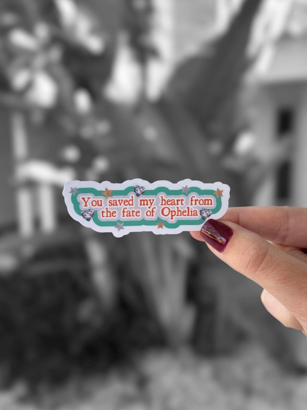 Discover TLOASG Inspired Sticker | Fate of Ophelia | Showgirl Era | Swift Merch