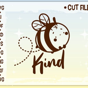 this kawaii svg printable stickers includes svg files for cricut. the bee sticker is a digital download