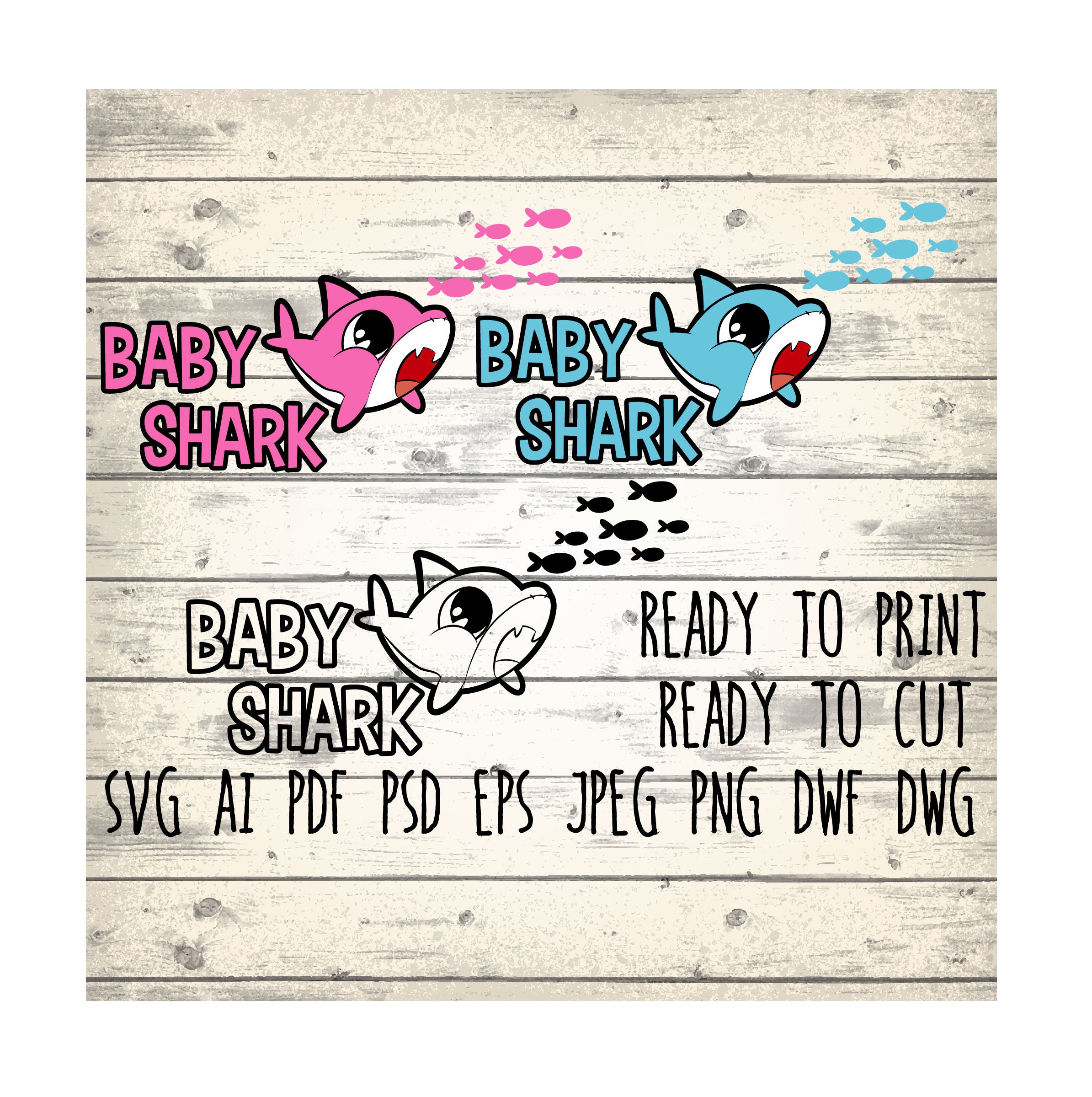 Free Free 224 Baby Shark Svg For Cricut SVG PNG EPS DXF File