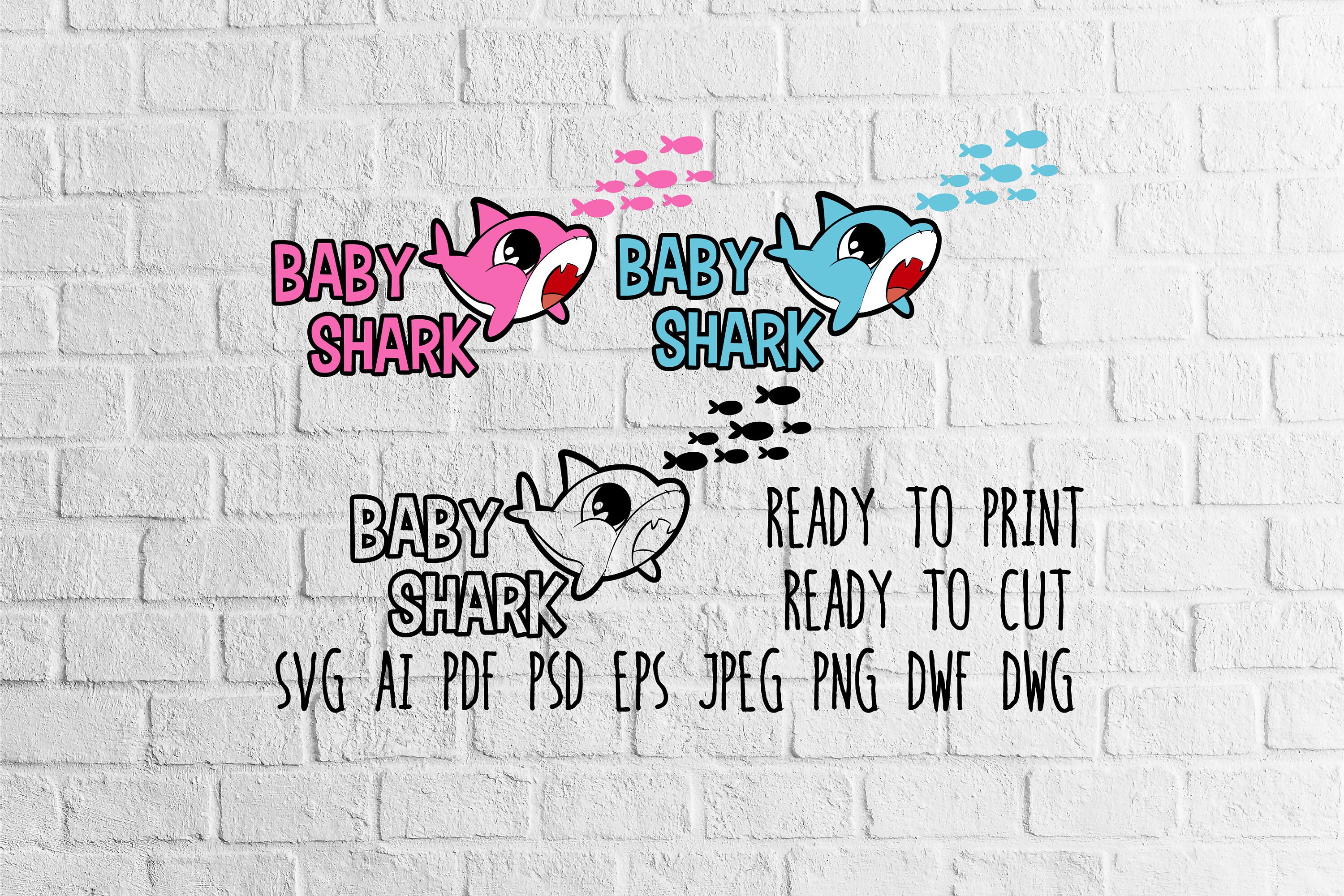 Free Free 246 Baby Shark Svg For Cricut SVG PNG EPS DXF File
