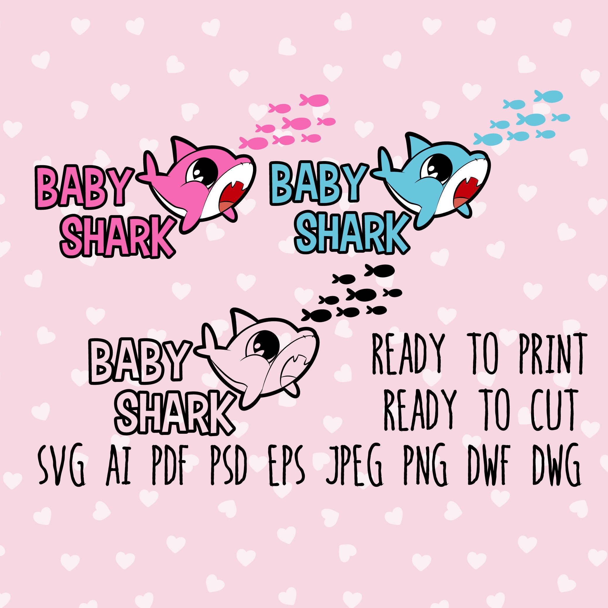 Free Free 246 Baby Shark Svg For Cricut SVG PNG EPS DXF File
