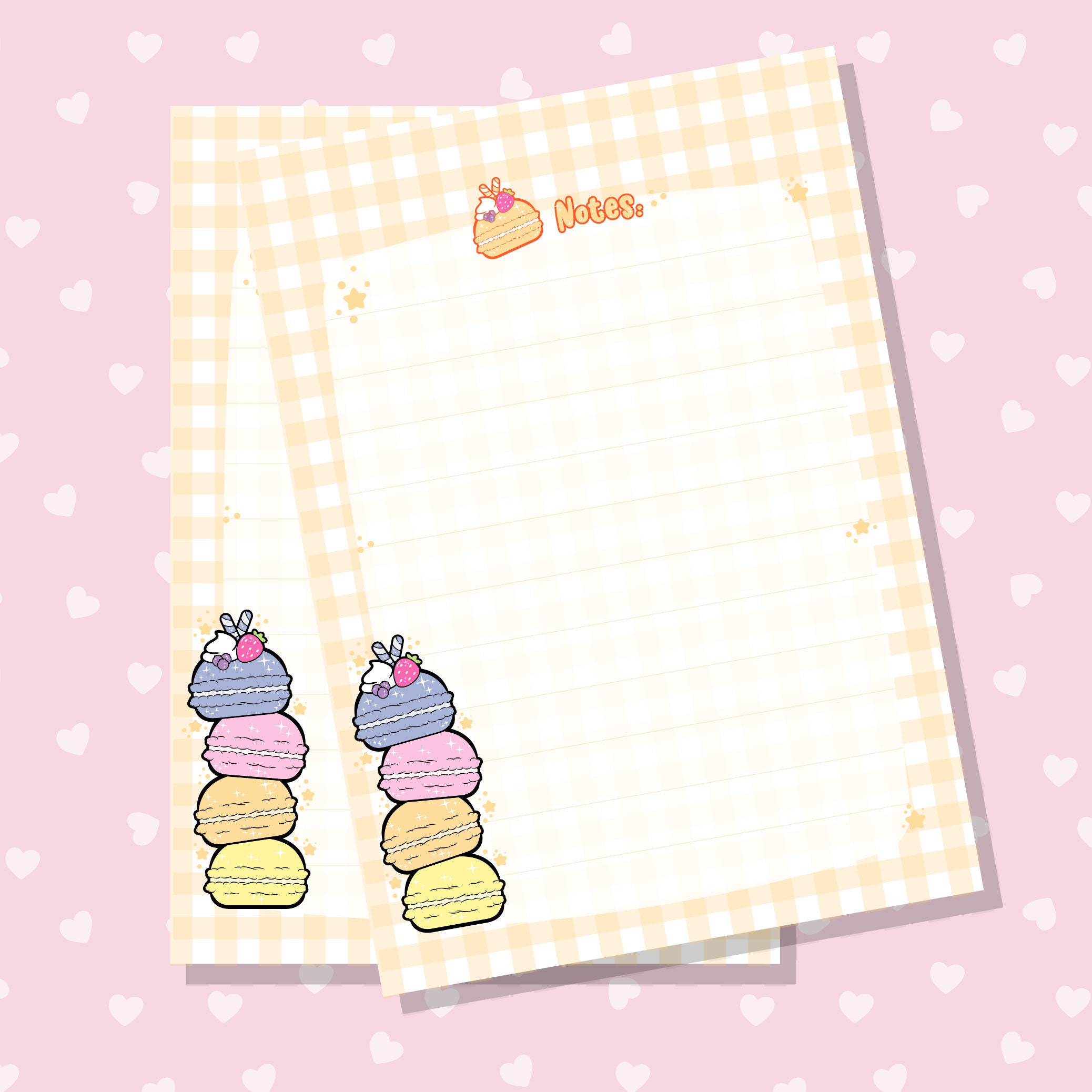 Printable Memo Sheets. Perfect for Printing Kawaii Memo Pad. | Etsy