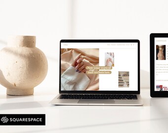 Squarespace Hair Salon Template Etsy