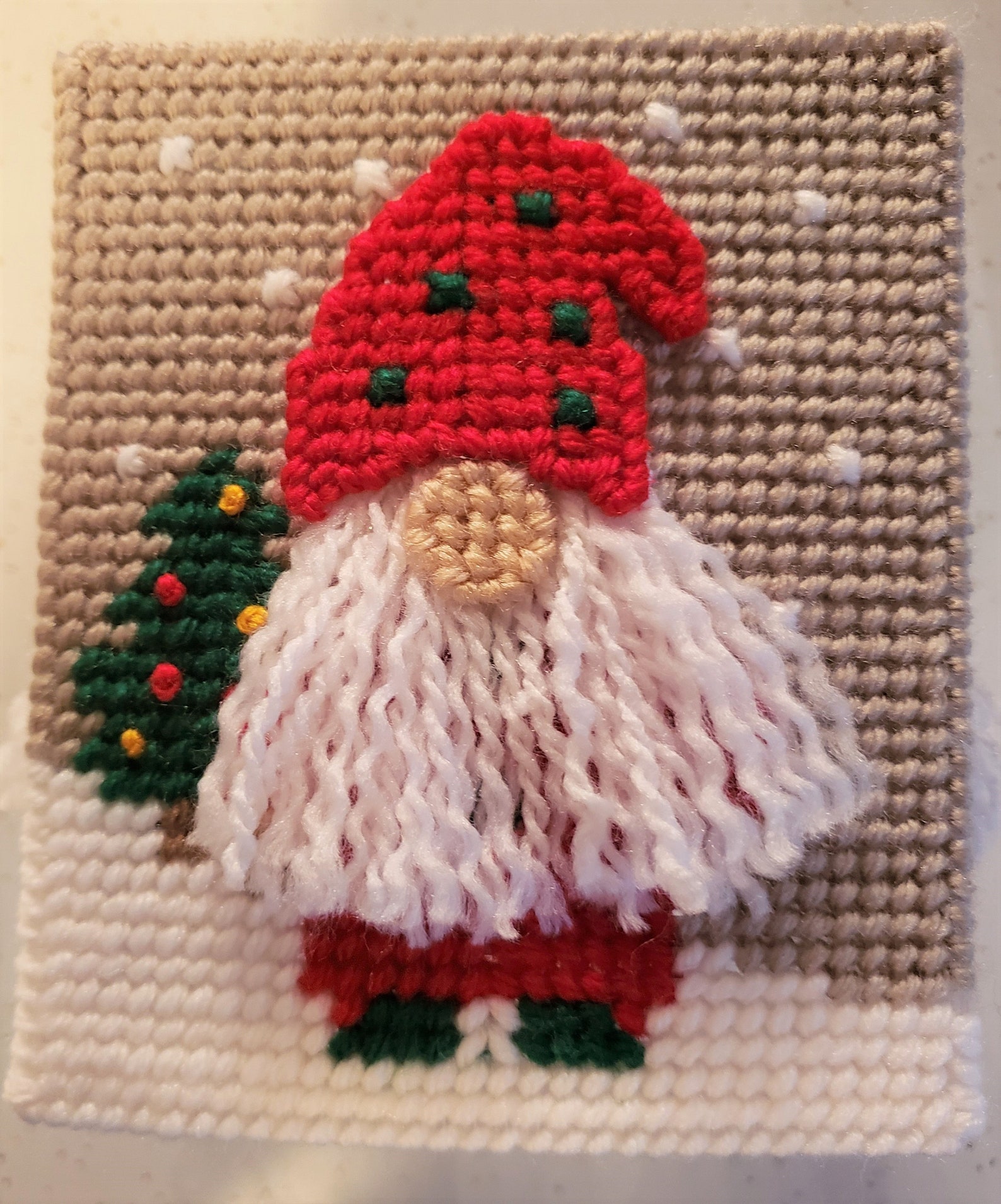 Christmas Holiday Winter Gnomes Plastic Canvas Tissue Box Etsy
