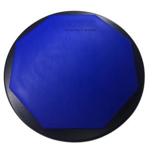 May include: Blue and black cajon drum with the text "okecajon handmade in Istanbul" on the top.