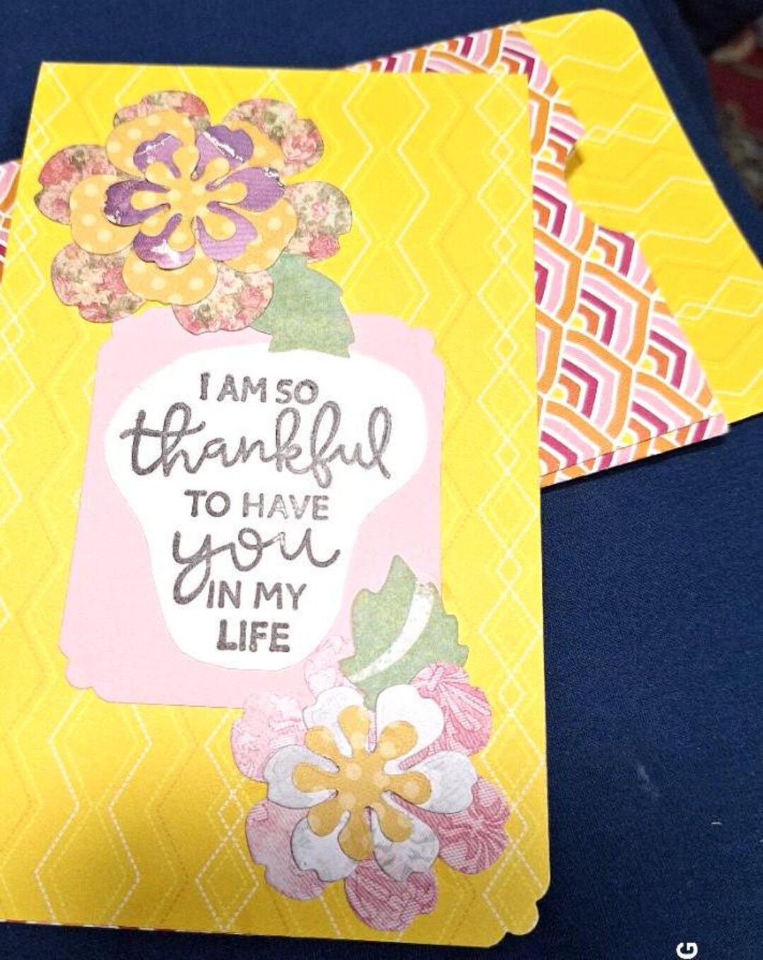 Greeting Card With Envelope – Thankful, Floral Friendship Card - Etsy