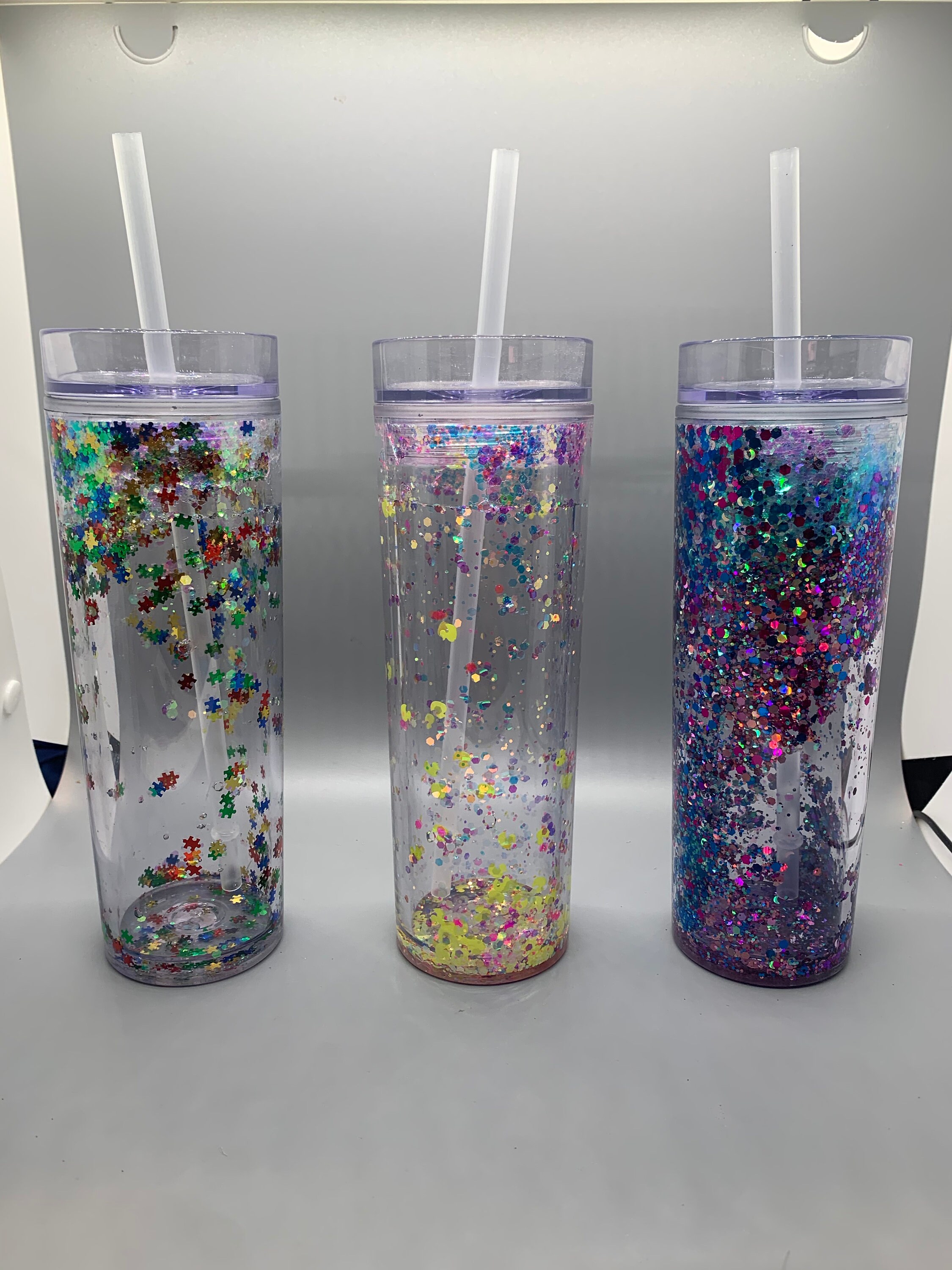 Snow globe glitter glycerin glitter snowfall cup Etsy