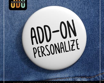 Botón de insignia de pin personalizado adicional: color personalizado o actualización de texto de nuestro diseño de pines