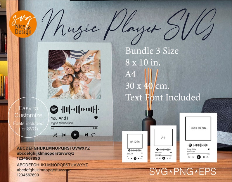 Download Spotify Glass Music Player 3 Size Acrylic Song Art Free Ebook How To Use Template For Cricut Cut File Svg Eps Png Audio Control Button Digital Drawing Illustration Leadcampus Org