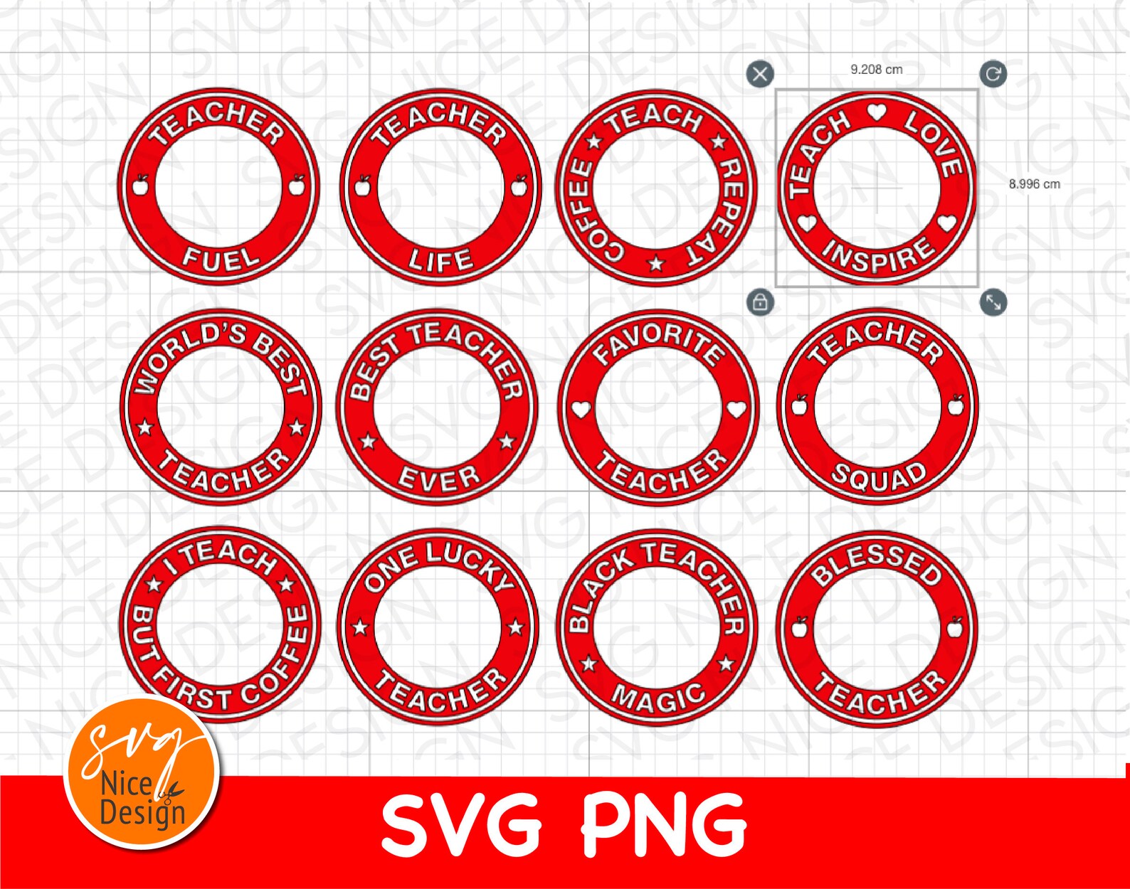 Download 12 Teacher Starbucks Ring Bundle Starbucks Teacher Bundle ...