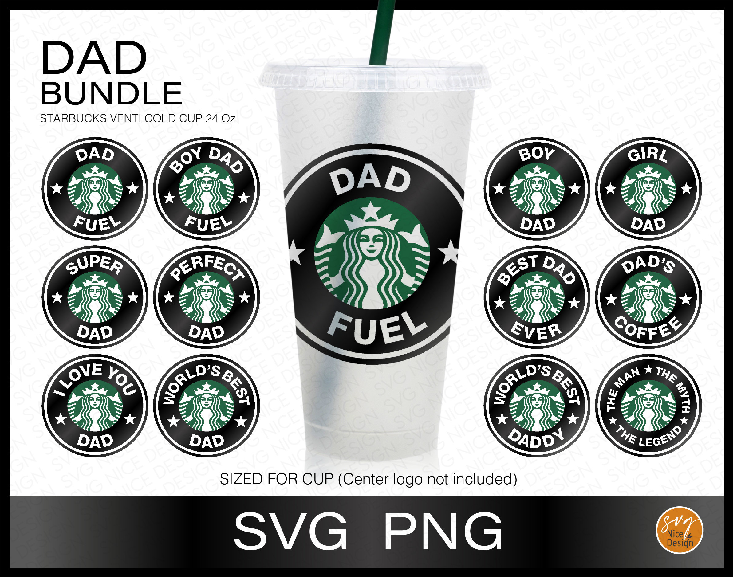 12 Father's Day Starbucks Ring Bundle Starbucks Dad Etsy Canada