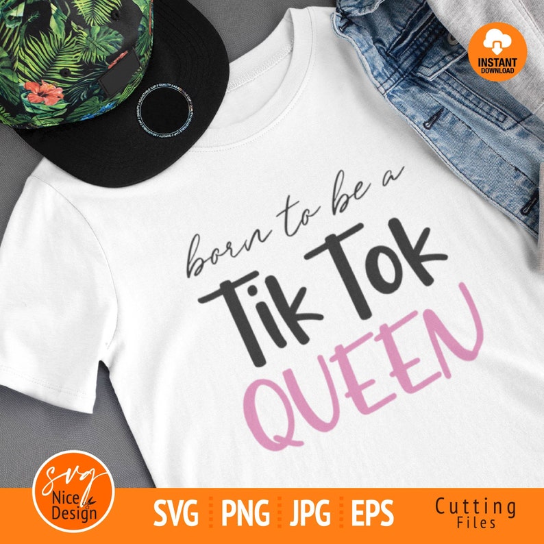 Download Tiktok Queen Svg Png Tiktok Svg Png Tiktok Lover Svg Png File For Cricut Stationery Paper Party Supplies Jewellerymilad Com