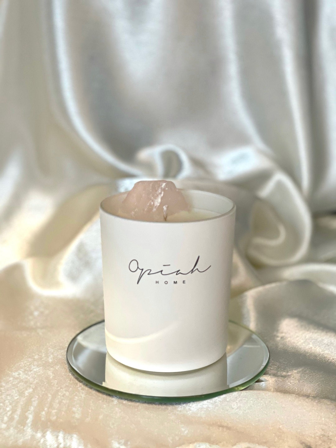 Floral Scented Candles | Luxury Crystal Candle | Natural Soy Wax Candle ...