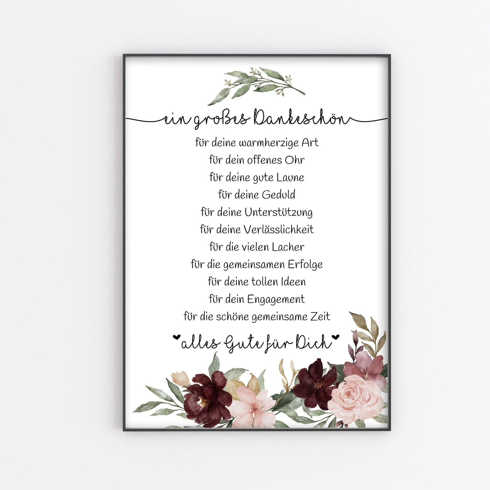 Dankeschön Geschenk personalisiert Danke Kollegin Chef Etsy