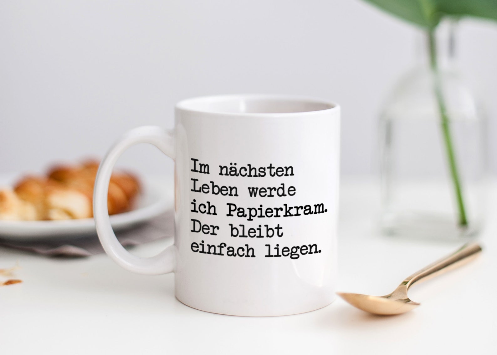 Tasse Becher mit Spruch Papierkram Lustig Geburtstagsgeschenk Etsy