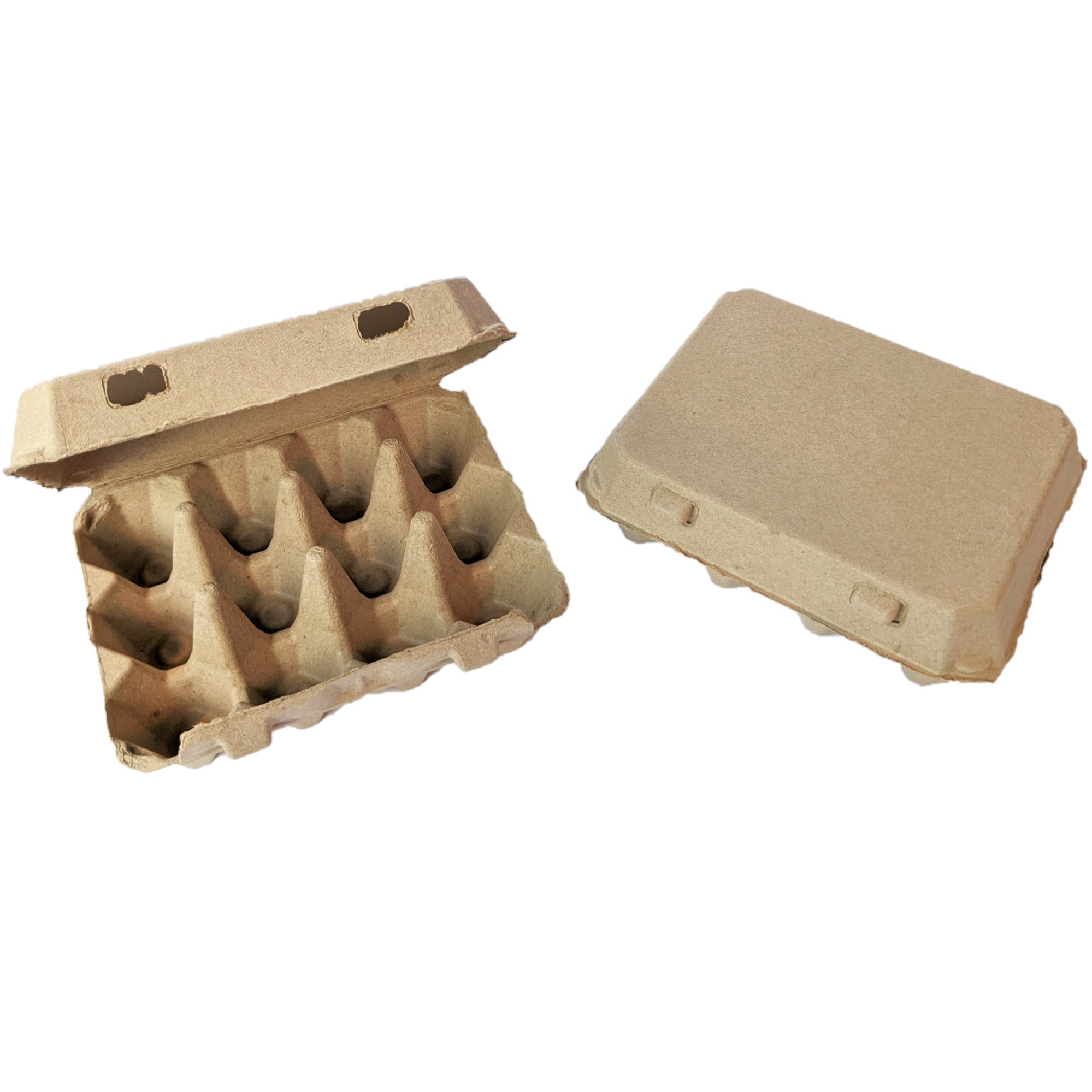 Vintage Blank Egg Cartons - 3x4 Style Made from Recycled Cardboard