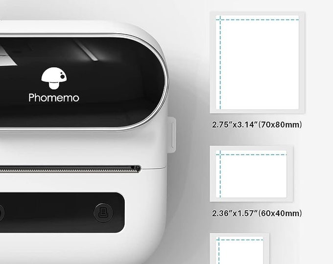 Phomemo Multifuntional Portable Label Printer M220 3 Rolls Thermal