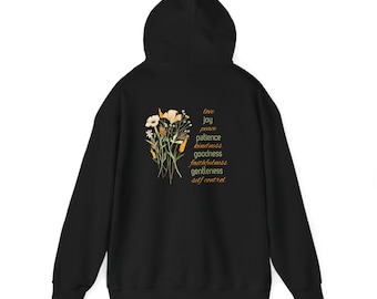 Fruit of The Spirit Galatians Christian Hooded Sweatshirt