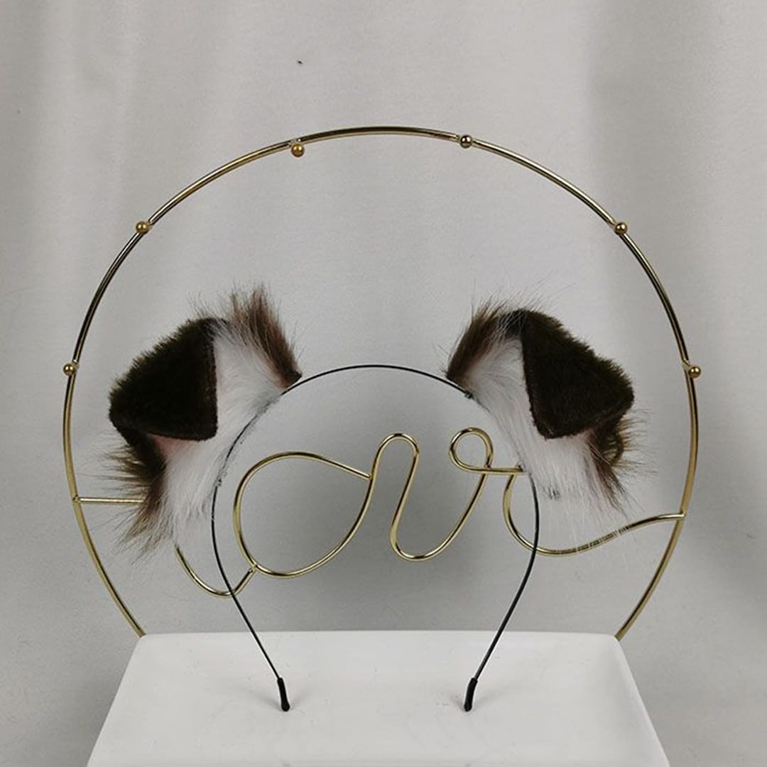 Dog Ears Handmade Animal Ears Headband Headdress Role Playing
