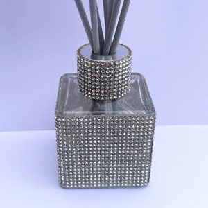 Rhinestone Encrusted Small Reed Diffuser Bottle, Empty Reed Diffuser, Bling  Decor, Sparkly Diffuser 
