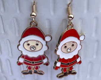 Santa Earrings: Novelty Christmas Stocking Fillers