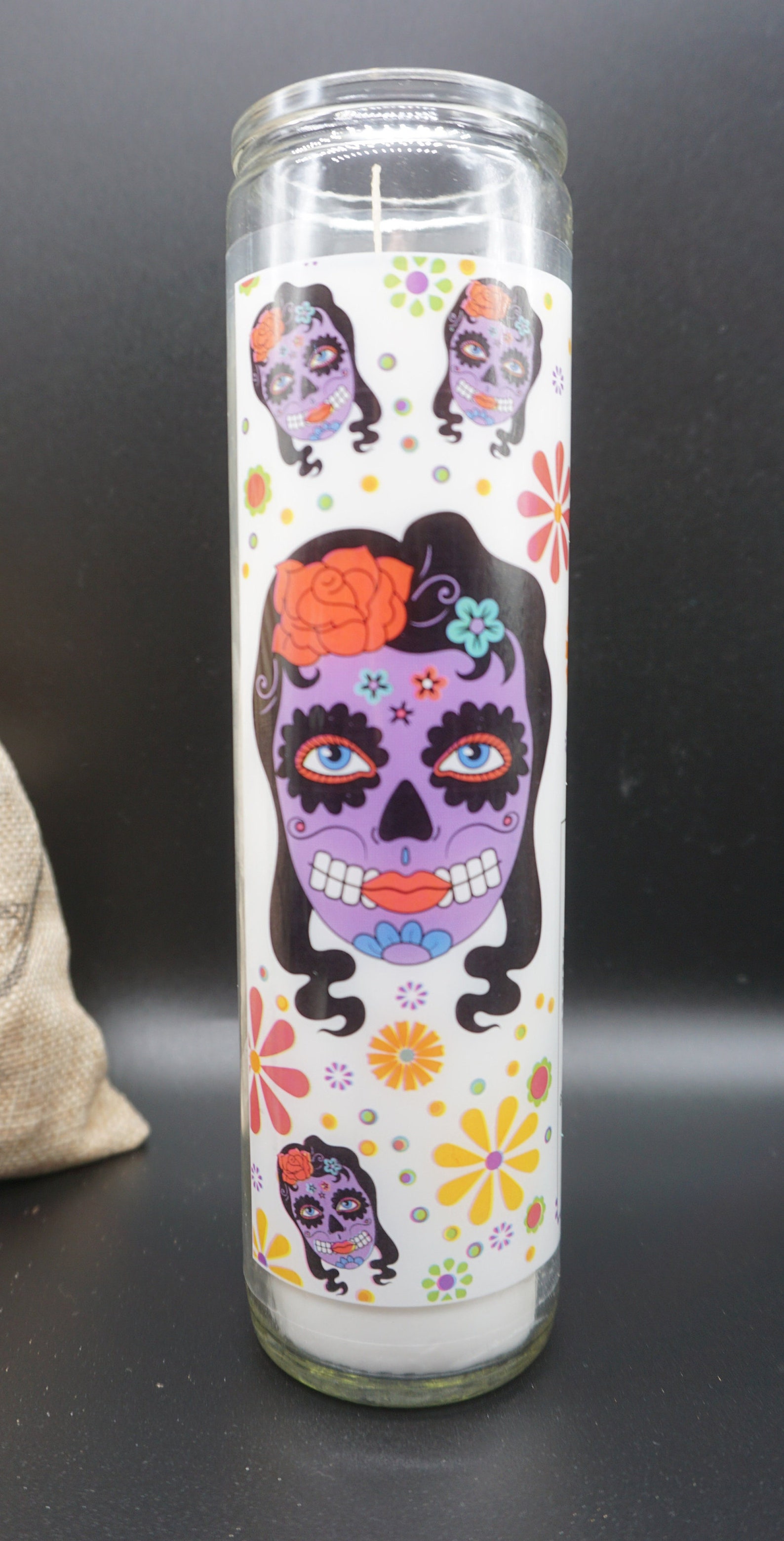 Day of the Dead Prayer Candle / Mexican Holiday Etsy