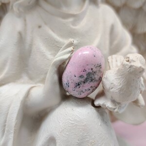 Peruvian Rhodonite Tumbled Stone • One Rhodonite Tumbled Crystal - Etsy