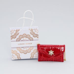 Modepuppen Handtasche mit Einkaufstasche für 1:6 Puppe, 12-Zoll-Puppe