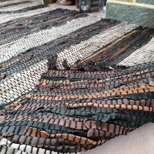 Rustikale feuerfeste Kamin Teppich braun-grau Streifen Hearth | Etsy