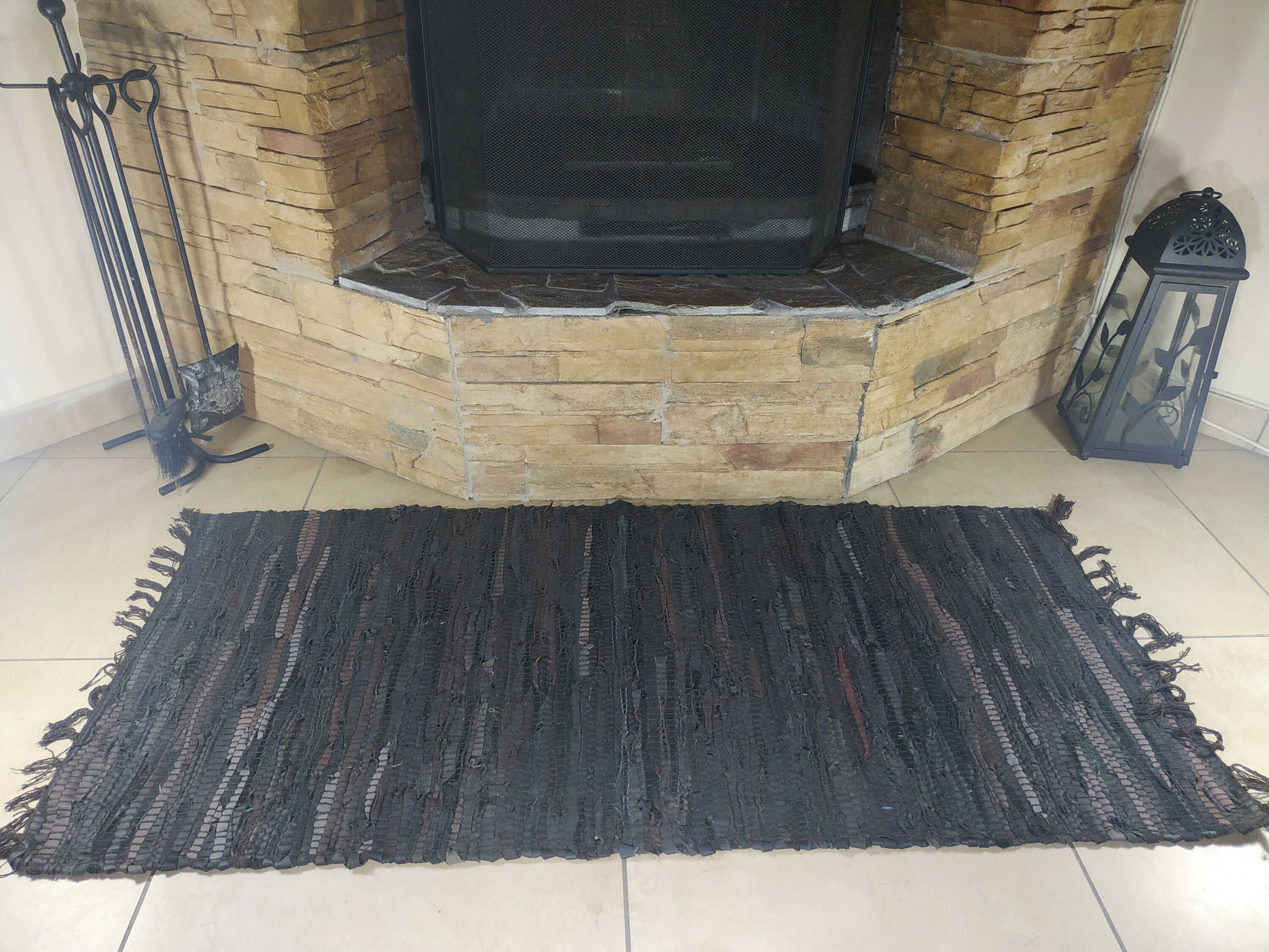 Rustic Fireproof Fireplace Carpet BROWN Hearth Fire Resistant Etsy