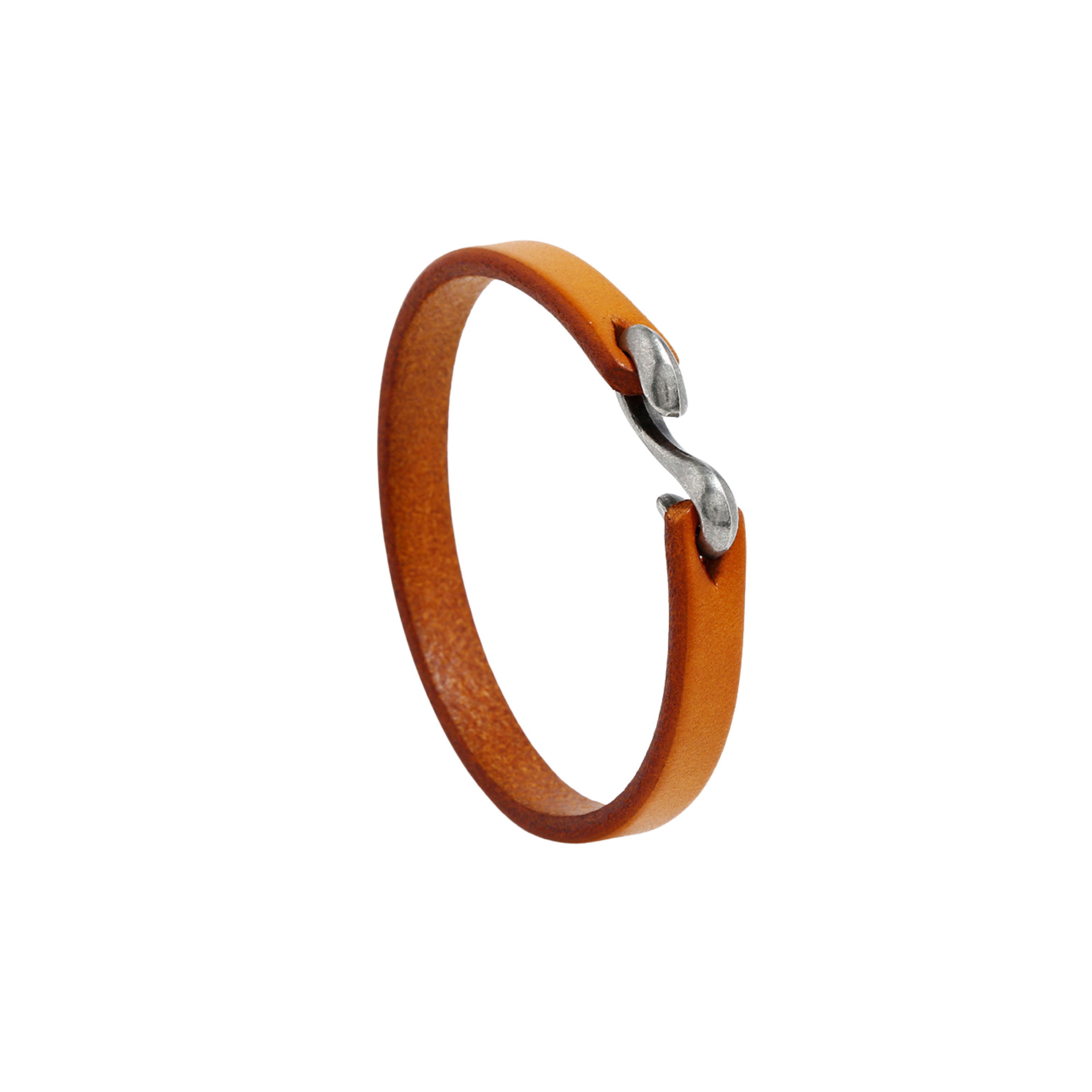 Men's Tan Leather Cuff Bracelet Leather Cuff Bracelet Etsy UK