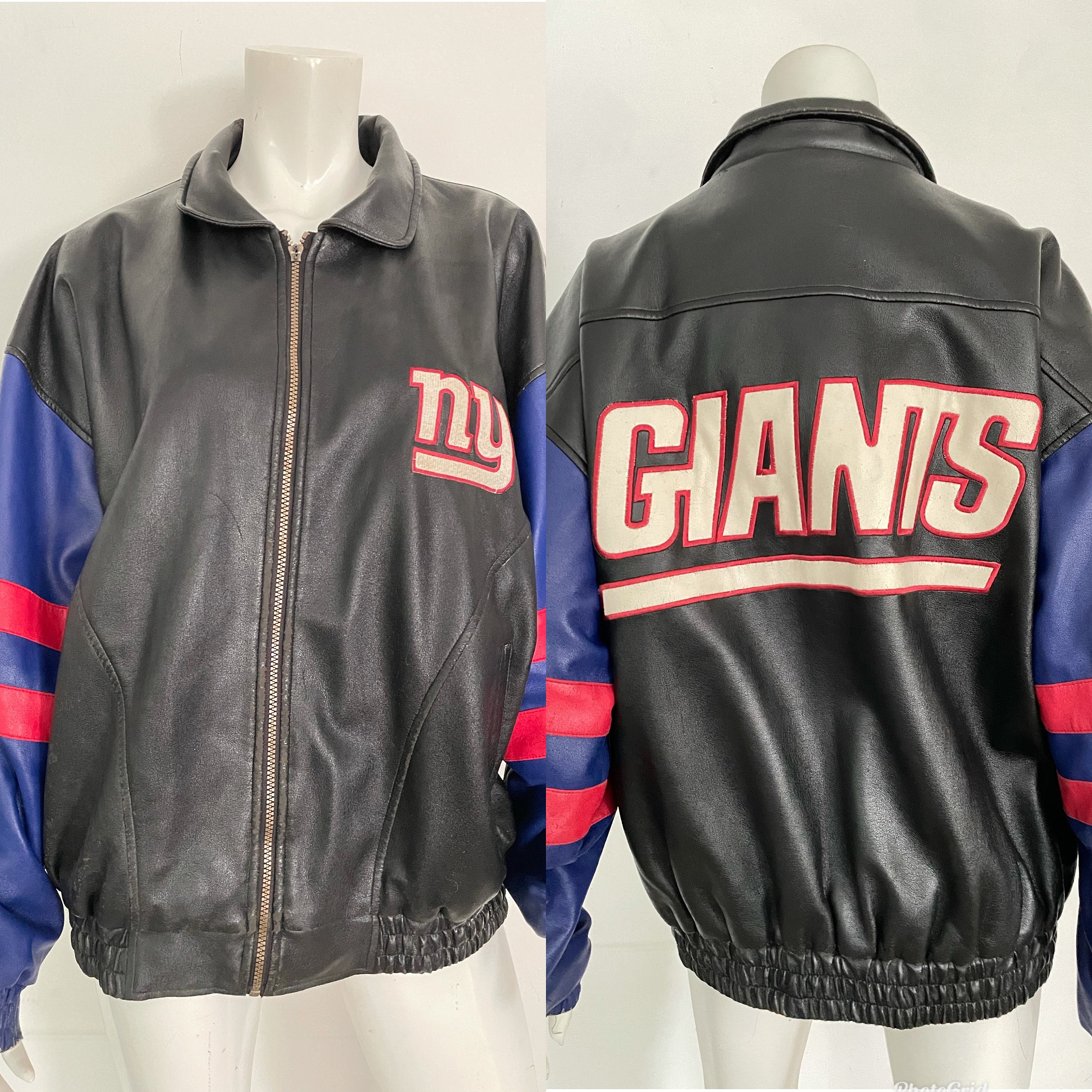 nfl faux leather jacket