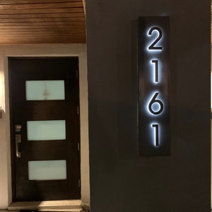 Awesome House Lighted Numbers - Assembled