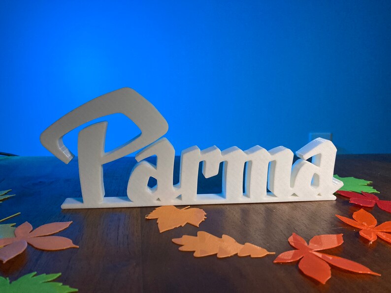 Script Parma 3D Print - Etsy