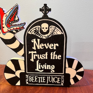 3D Printed Beetlejuice Display