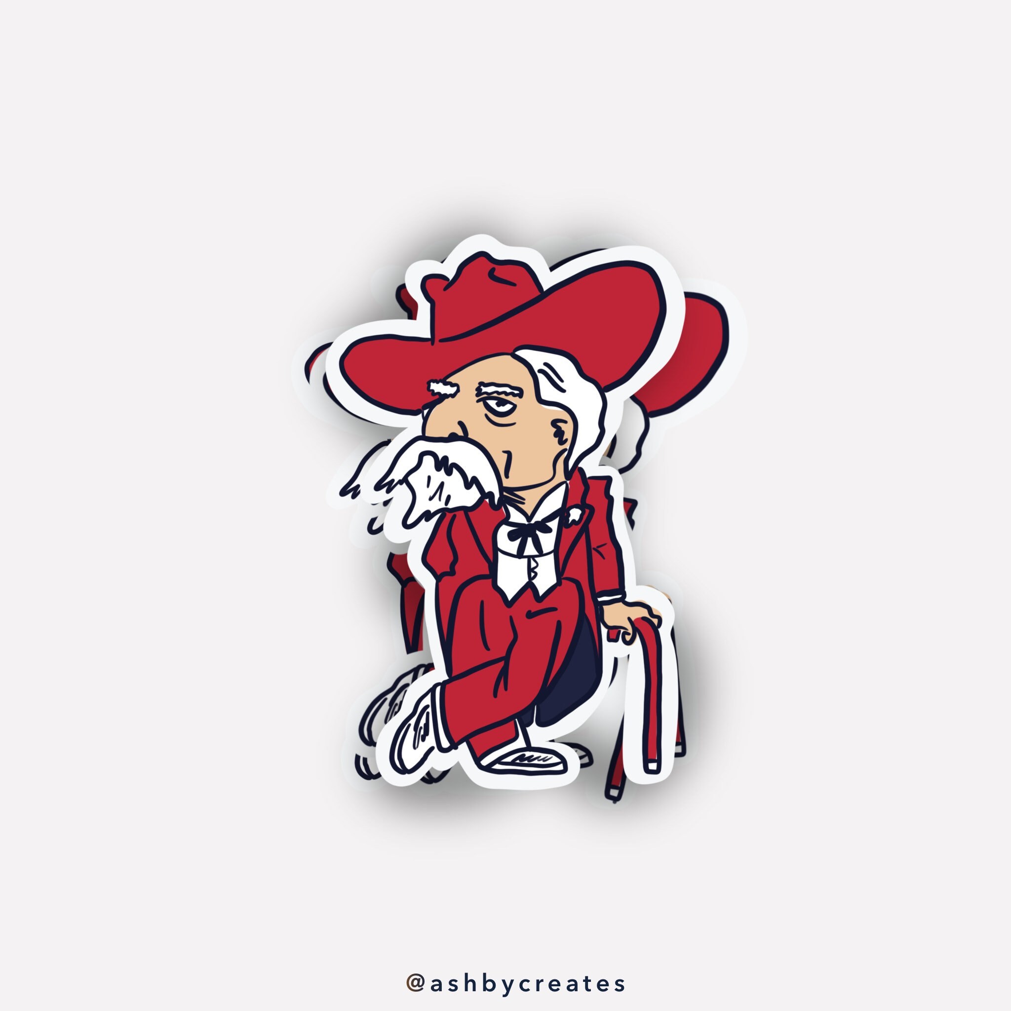 Ole Miss Rebels sticker or magnet