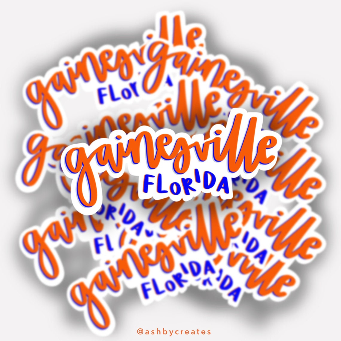 Gainesville florida sticker or Etsy