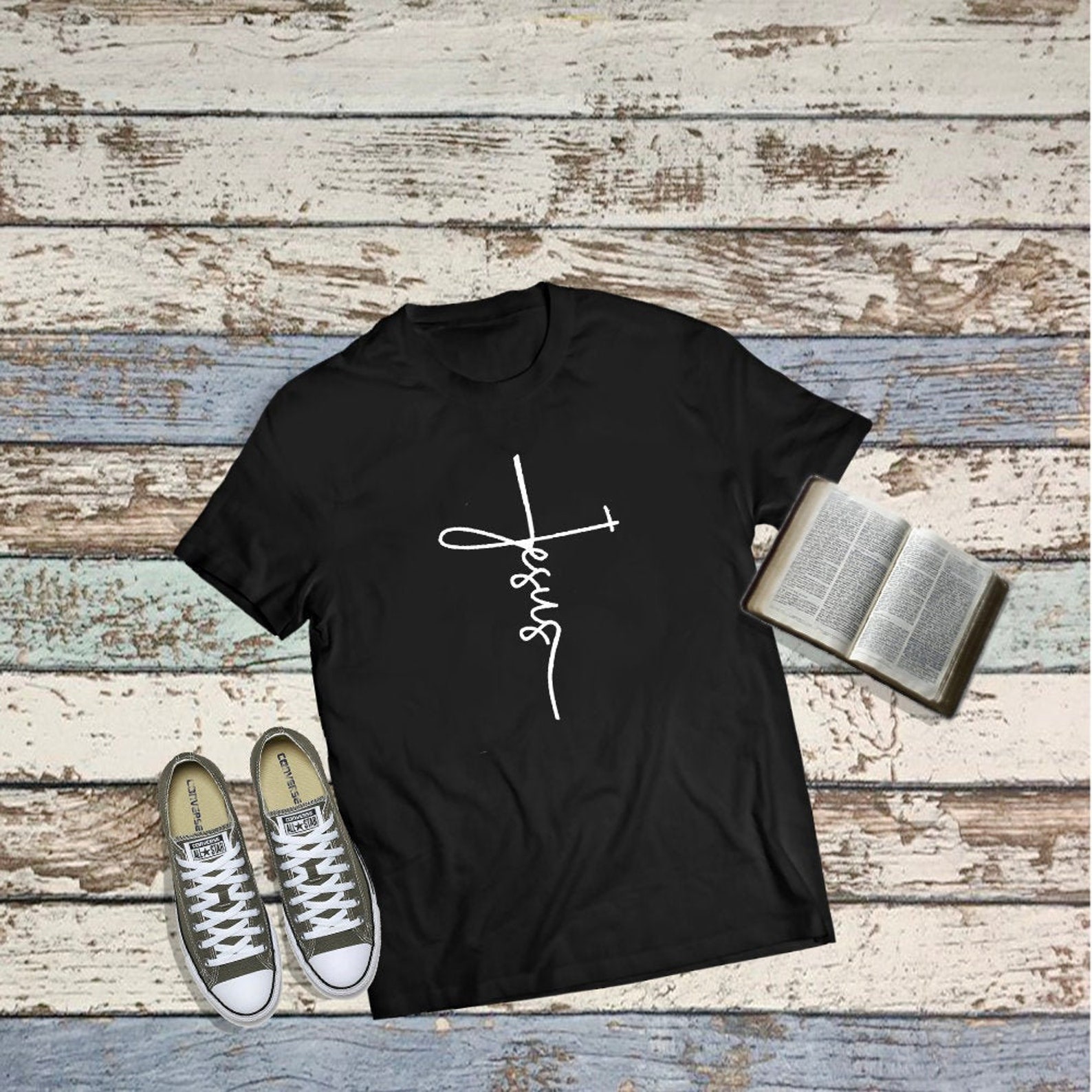 Jesus Cross Unisex Christian T-shirt | Etsy