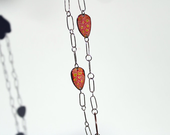 "Pétale" Collier émaillé