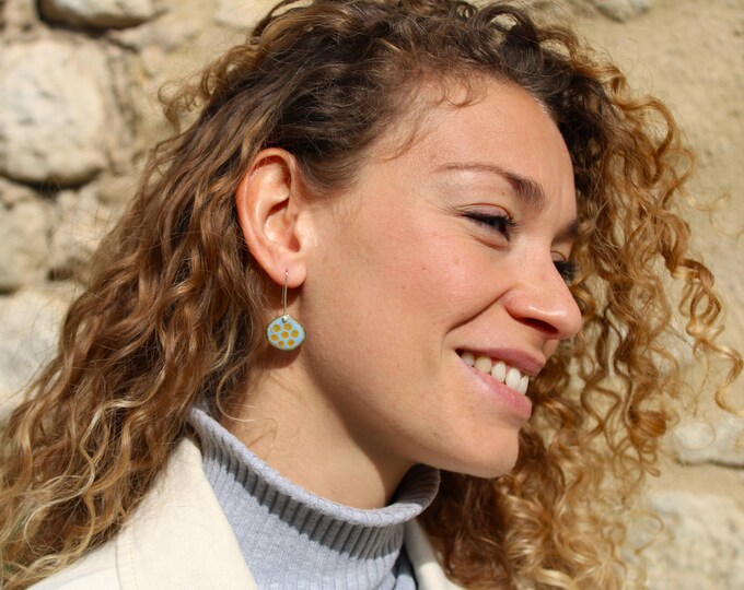 Enamel Earrings
