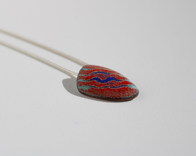 Enameled Petal Medallion