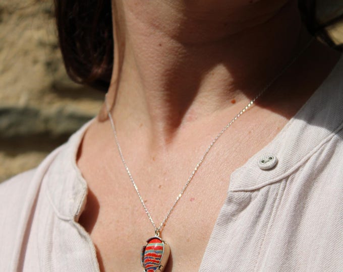 Pendentif Pétale en Coquille