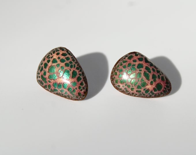 Boucles d'Oreilles "Pétale Améthyste"
