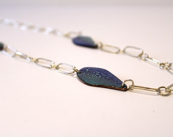 “Prisma” Enameled Silver Necklace